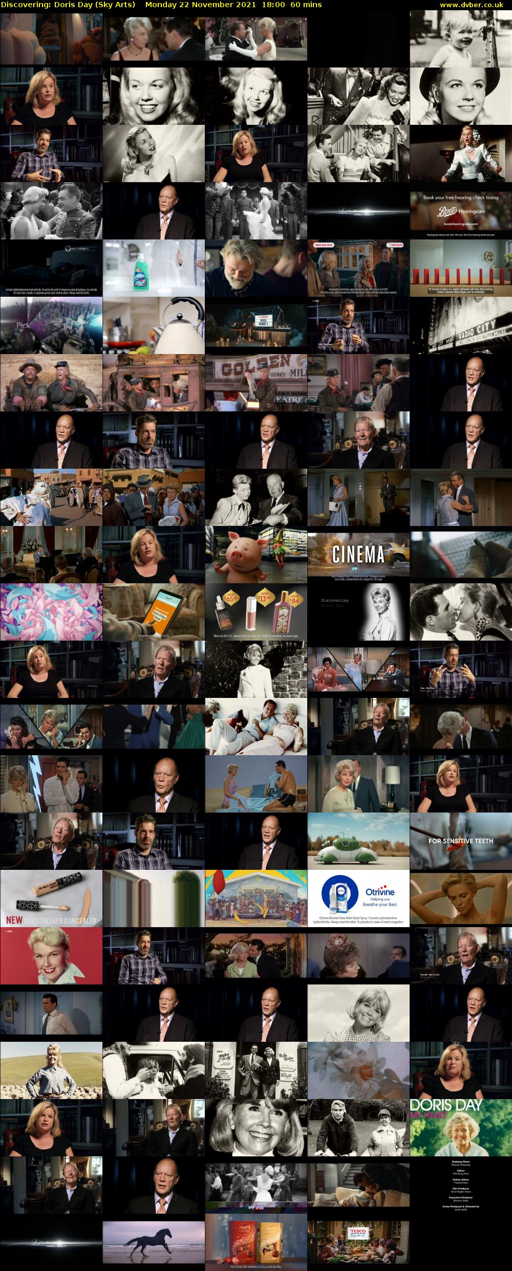 Discovering: Doris Day (Sky Arts) Monday 22 November 2021 18:00 - 19:00