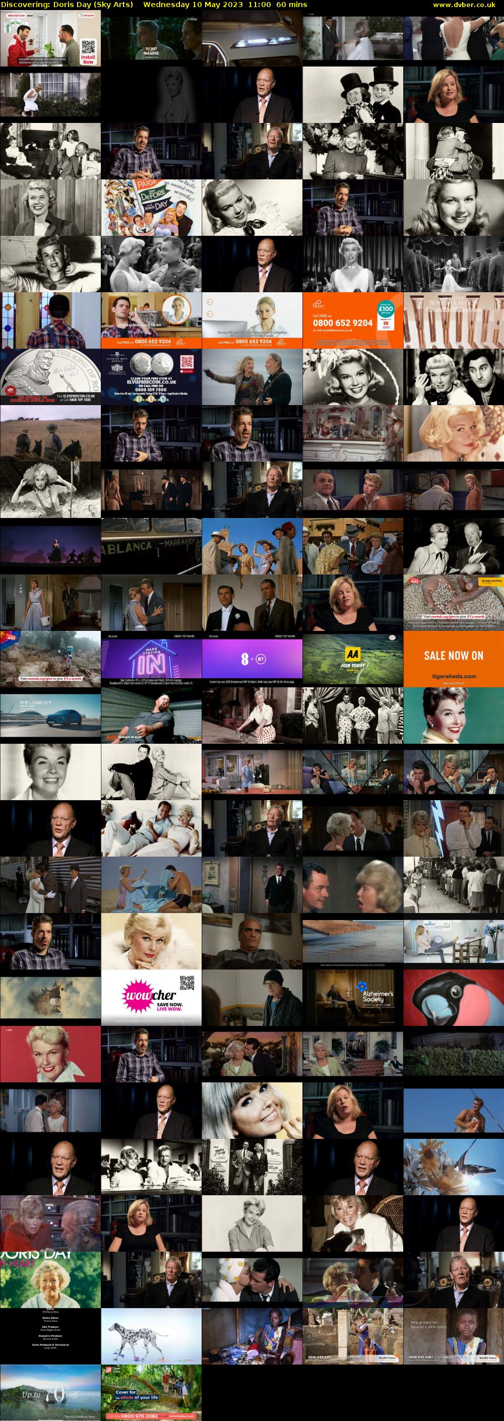 Discovering: Doris Day (Sky Arts) Wednesday 10 May 2023 11:00 - 12:00