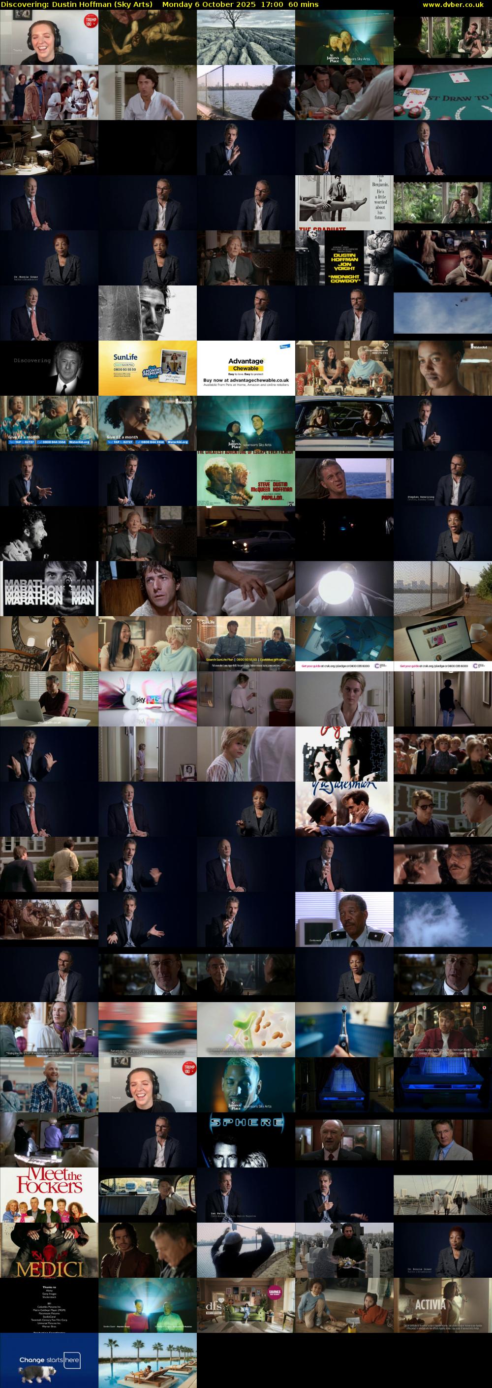 Discovering: Dustin Hoffman (Sky Arts) Monday 6 October 2025 17:00 - 18:00