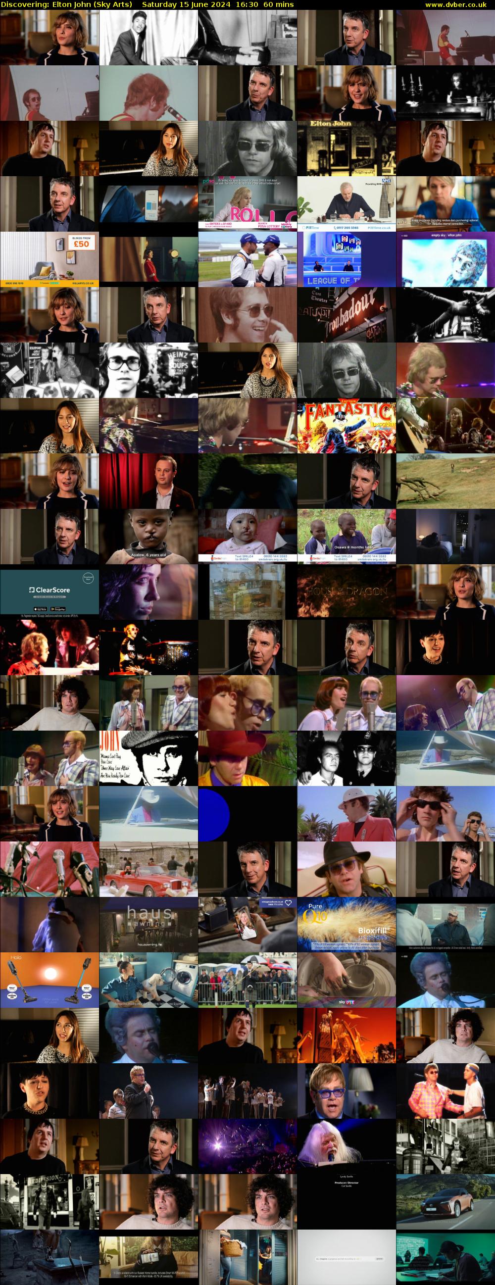 Discovering: Elton John (Sky Arts) Saturday 15 June 2024 16:30 - 17:30