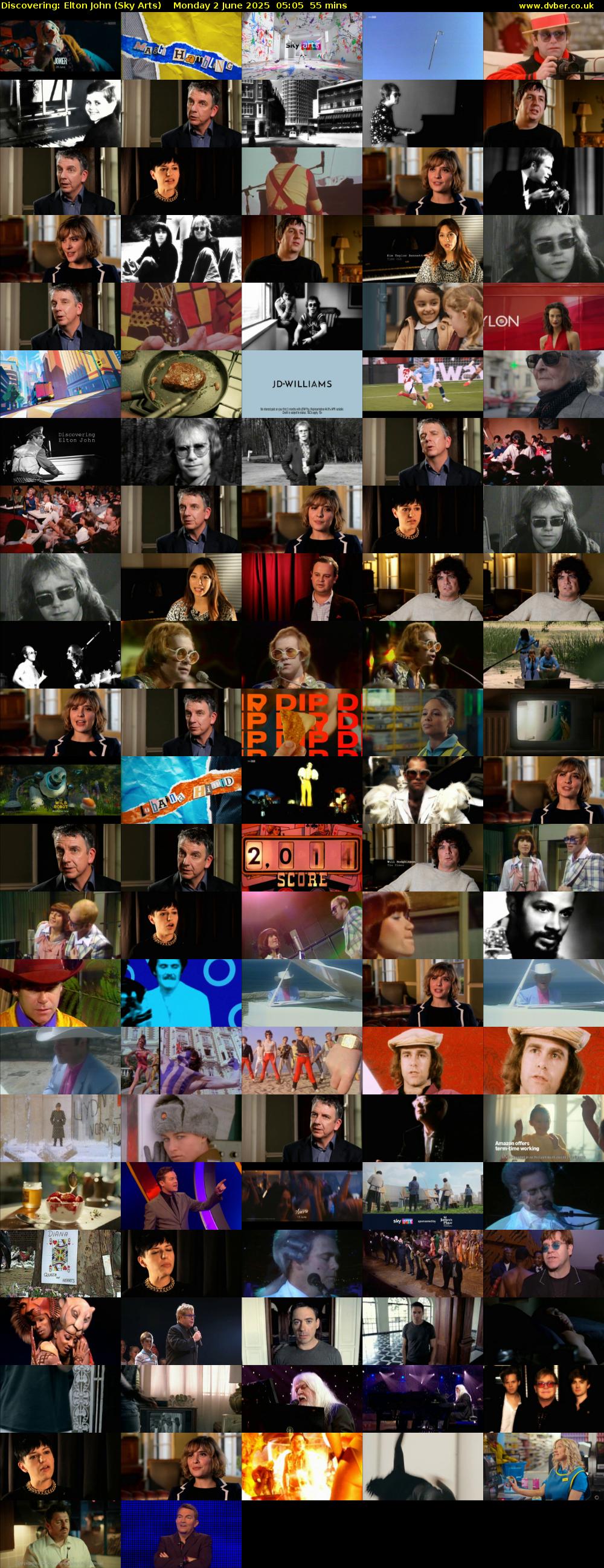 Discovering: Elton John (Sky Arts) Monday 2 June 2025 05:05 - 06:00
