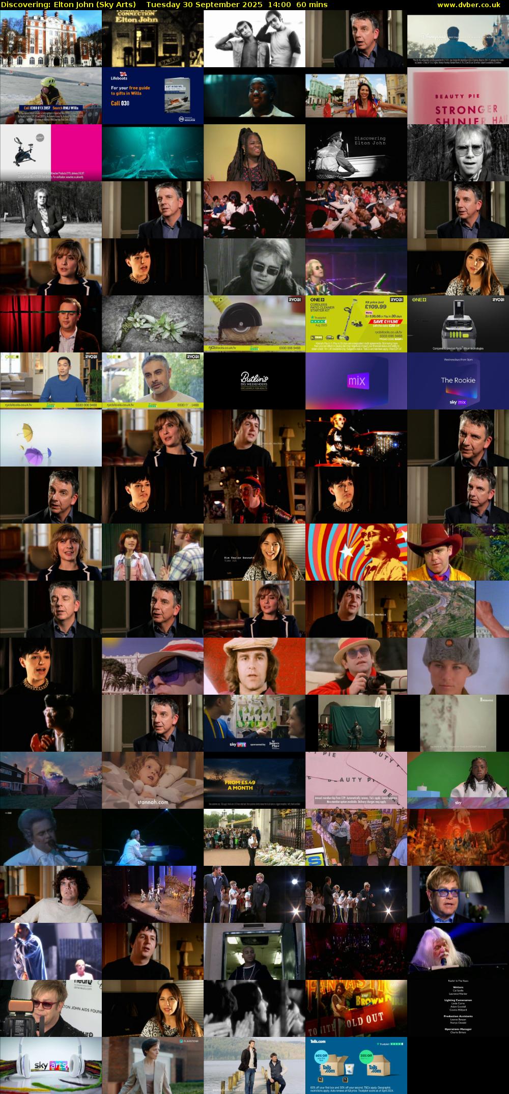 Discovering: Elton John (Sky Arts) Tuesday 30 September 2025 14:00 - 15:00