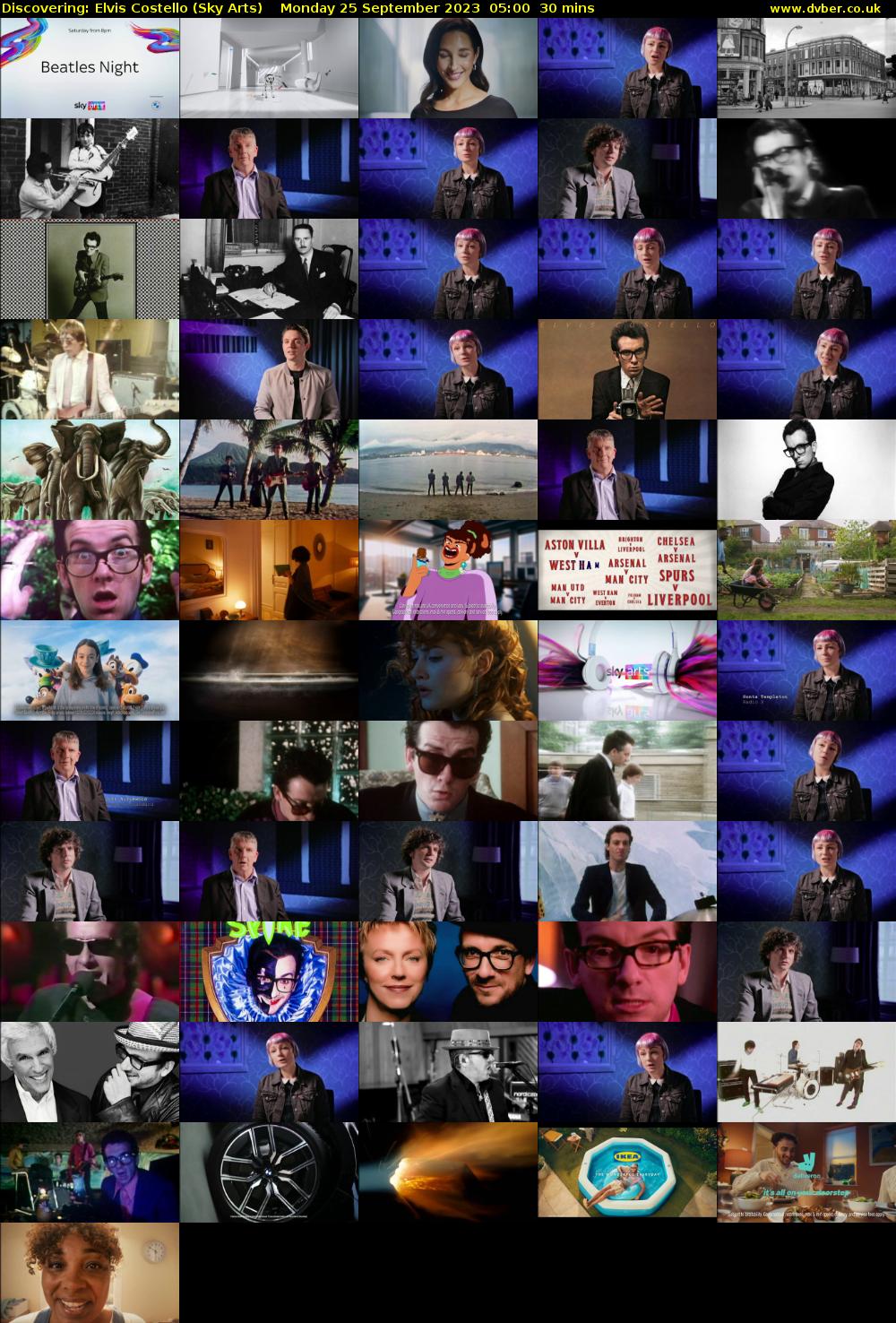 Discovering: Elvis Costello (Sky Arts) Monday 25 September 2023 05:00 - 05:30
