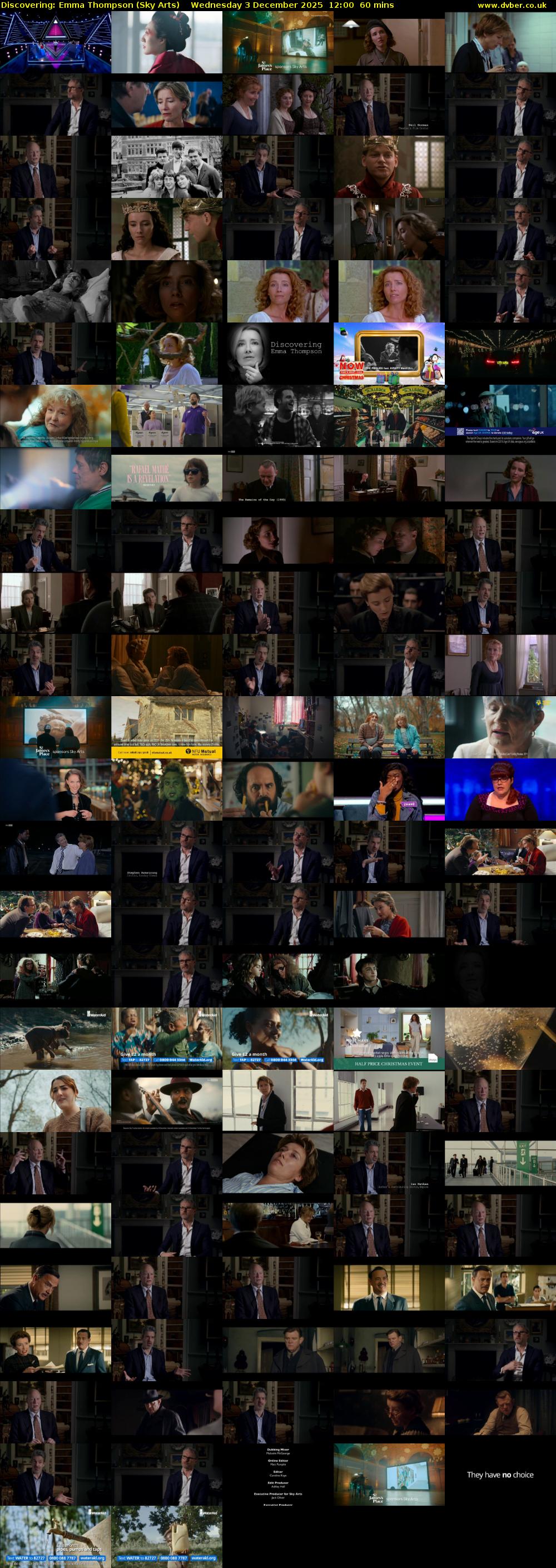 Discovering: Emma Thompson (Sky Arts) Wednesday 3 December 2025 12:00 - 13:00