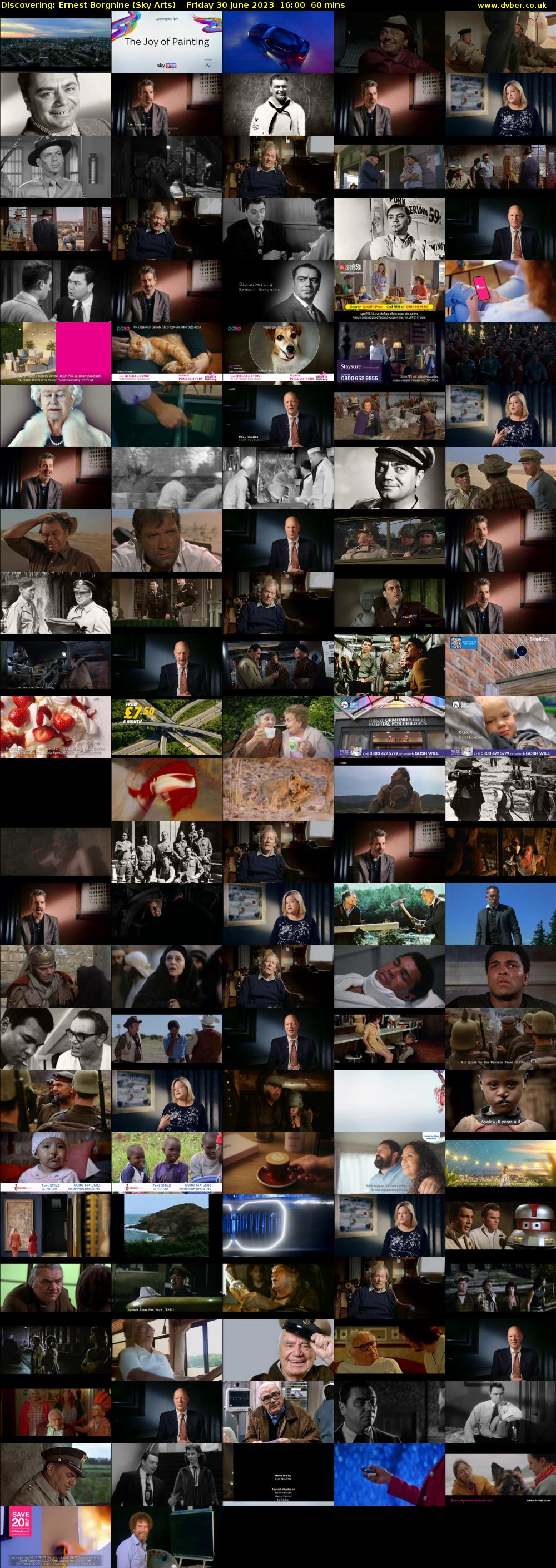 Discovering: Ernest Borgnine (Sky Arts) Friday 30 June 2023 16:00 - 17:00