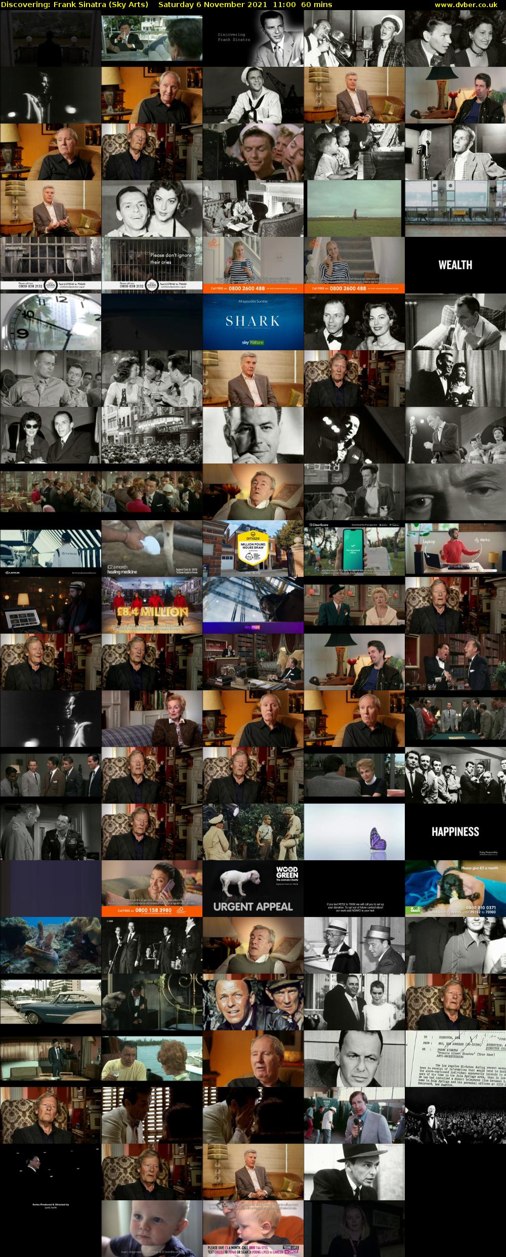 Discovering: Frank Sinatra (Sky Arts) Saturday 6 November 2021 11:00 - 12:00