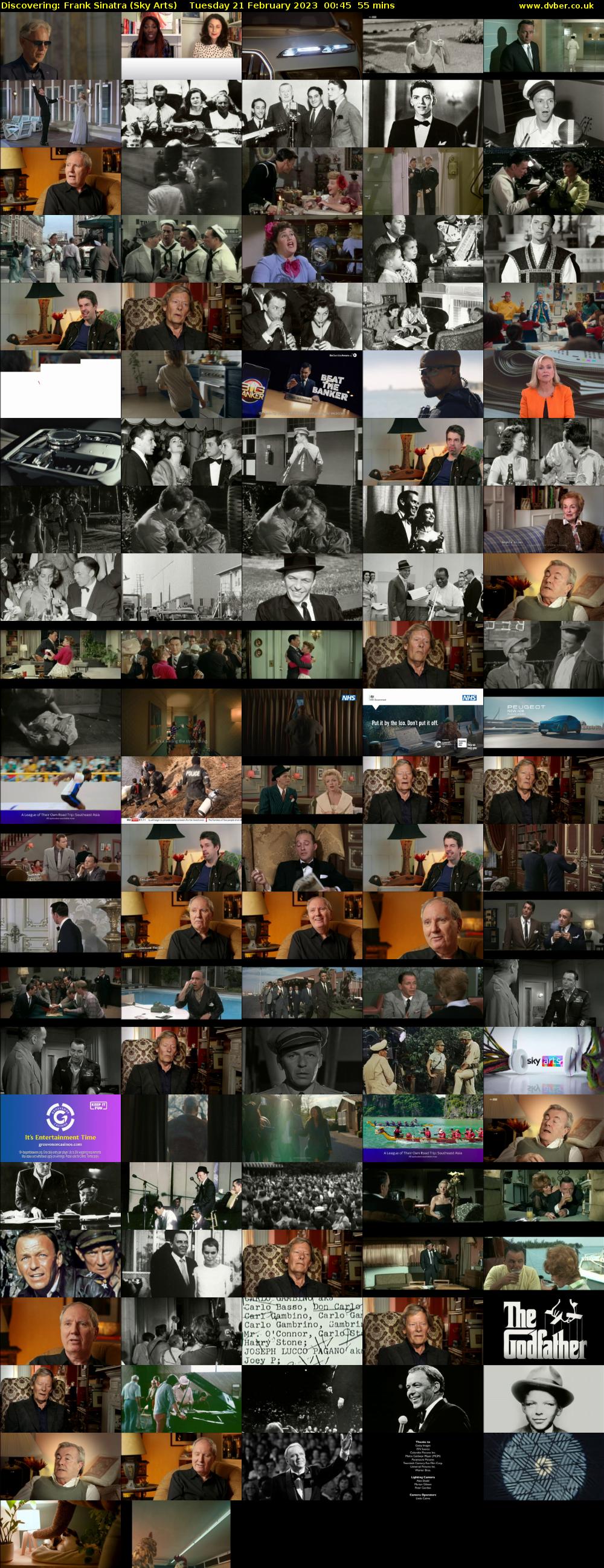 Discovering: Frank Sinatra (Sky Arts) Tuesday 21 February 2023 00:45 - 01:40