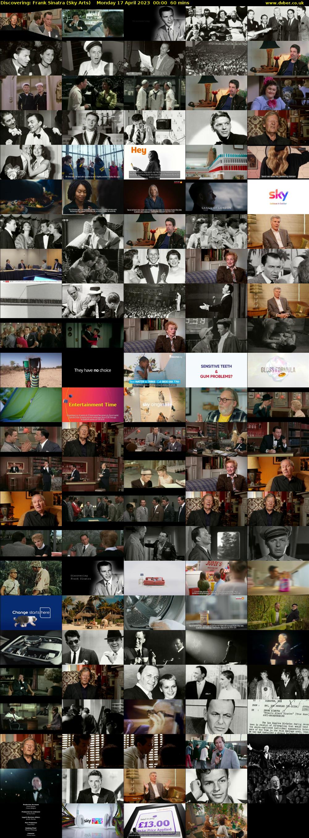 Discovering: Frank Sinatra (Sky Arts) Monday 17 April 2023 00:00 - 01:00