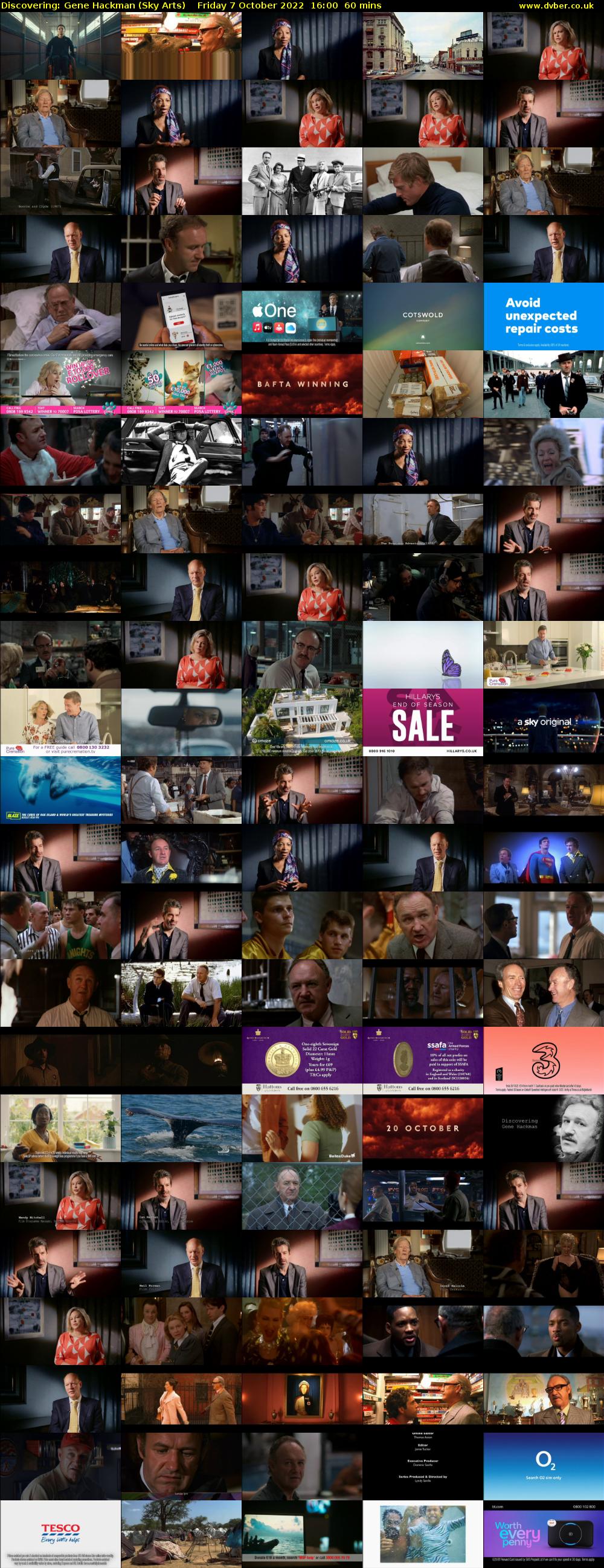 Discovering: Gene Hackman (Sky Arts) Friday 7 October 2022 16:00 - 17:00