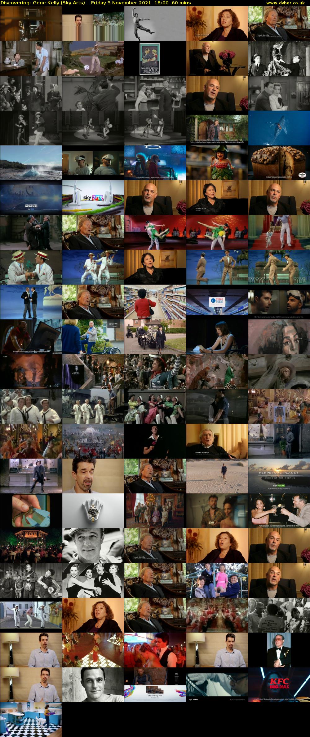 Discovering: Gene Kelly (Sky Arts) Friday 5 November 2021 18:00 - 19:00