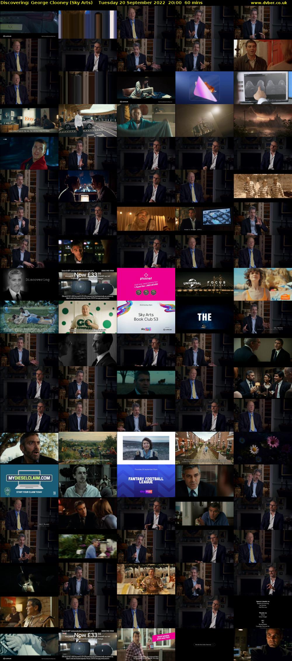 Discovering: George Clooney (Sky Arts) Tuesday 20 September 2022 20:00 - 21:00