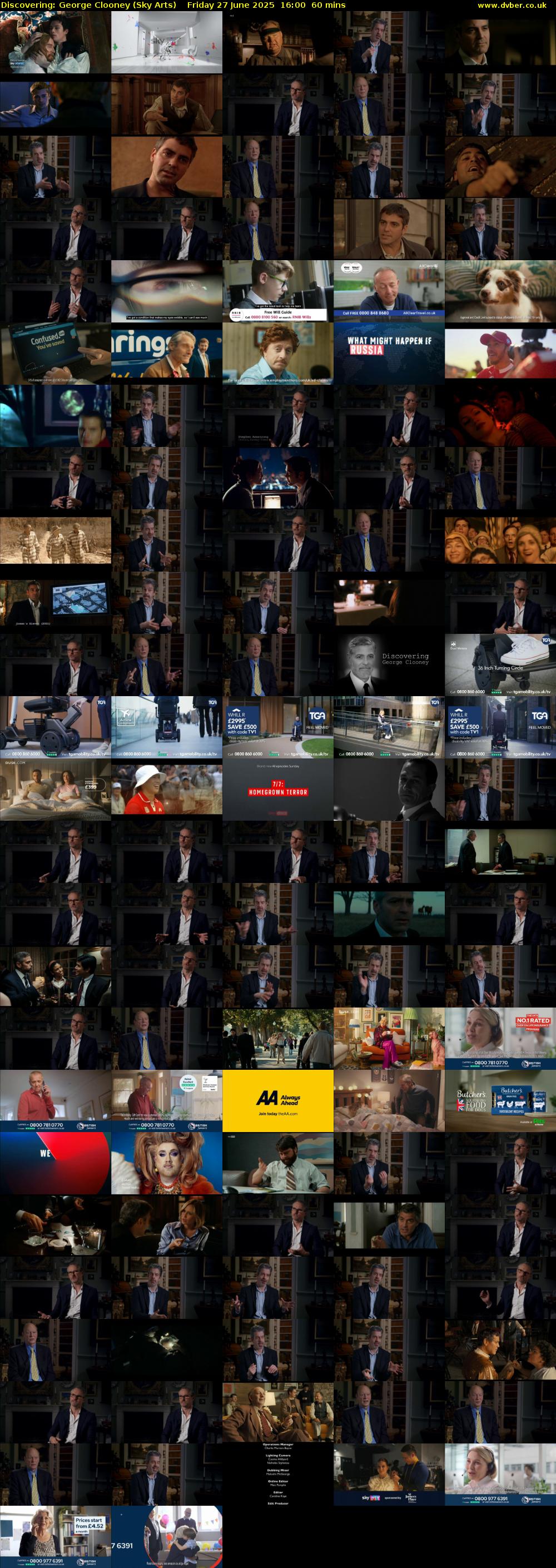 Discovering: George Clooney (Sky Arts) Friday 27 June 2025 16:00 - 17:00
