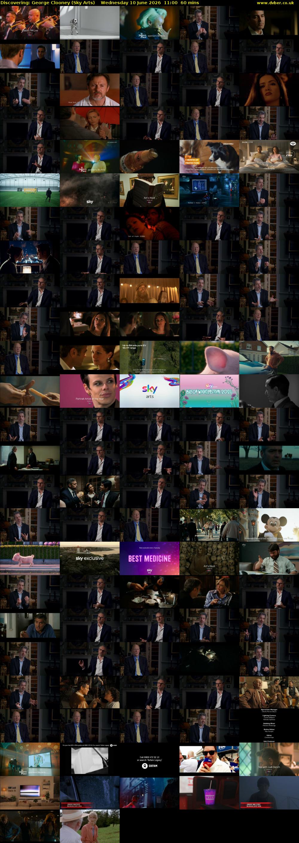 Discovering: George Clooney (Sky Arts) Wednesday 10 June 2026 11:00 - 12:00