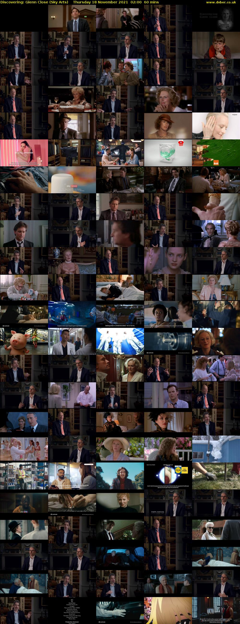 Discovering: Glenn Close (Sky Arts) Thursday 18 November 2021 02:00 - 03:00