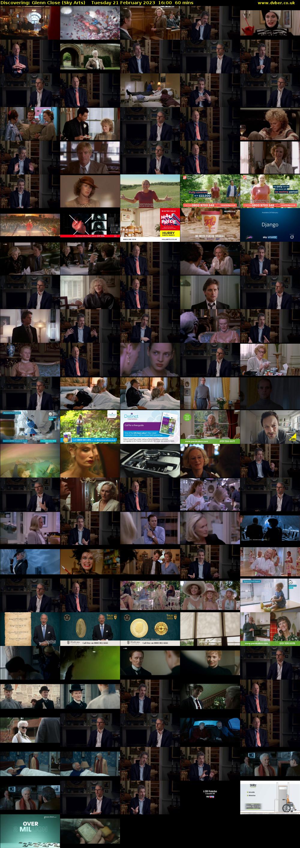 Discovering: Glenn Close (Sky Arts) Tuesday 21 February 2023 16:00 - 17:00