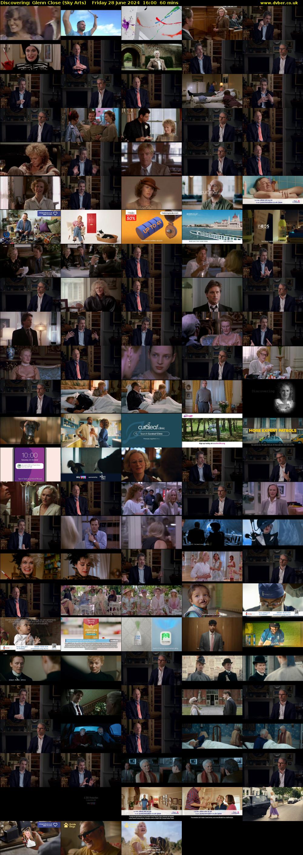 Discovering: Glenn Close (Sky Arts) Friday 28 June 2024 16:00 - 17:00