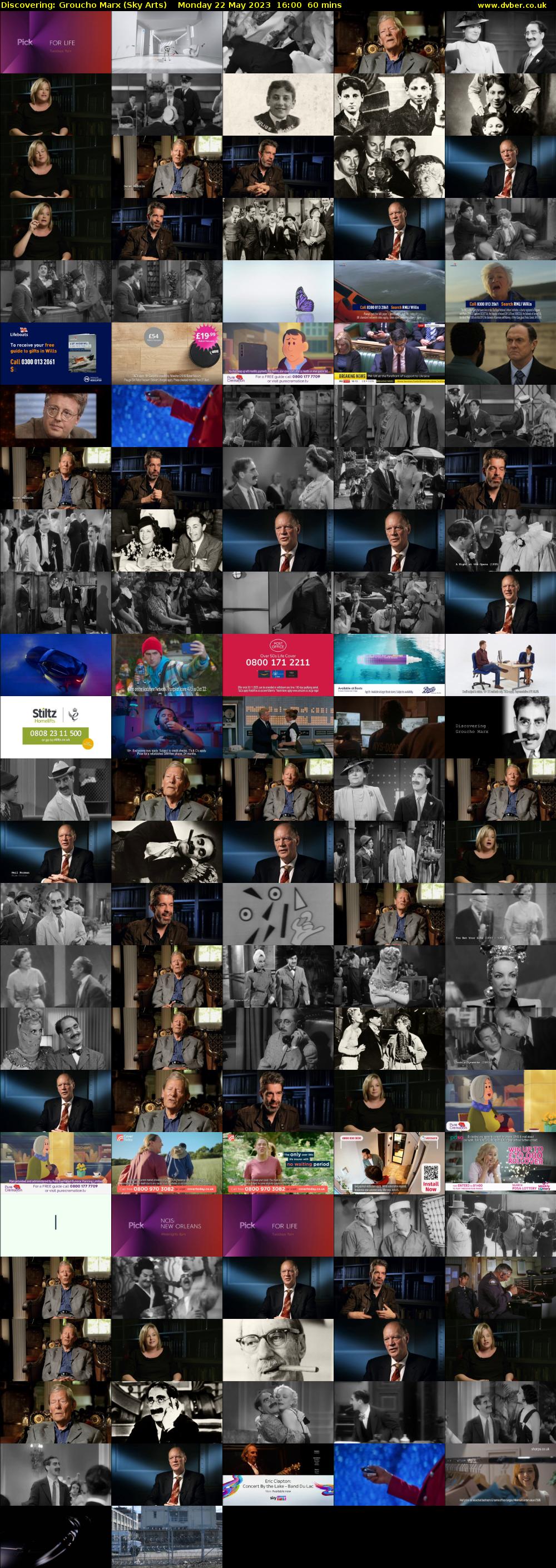 Discovering: Groucho Marx (Sky Arts) Monday 22 May 2023 16:00 - 17:00
