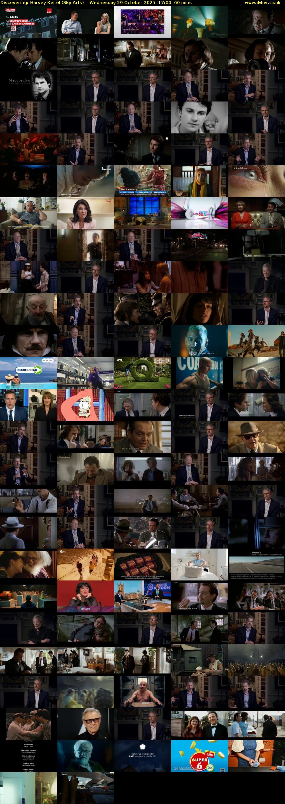 Discovering: Harvey Keitel (Sky Arts) Wednesday 29 October 2025 17:00 - 18:00