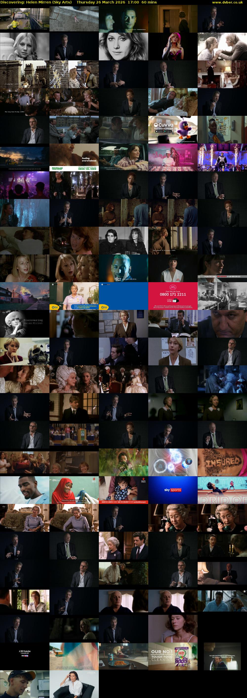 Discovering: Helen Mirren (Sky Arts) Thursday 26 March 2026 17:00 - 18:00