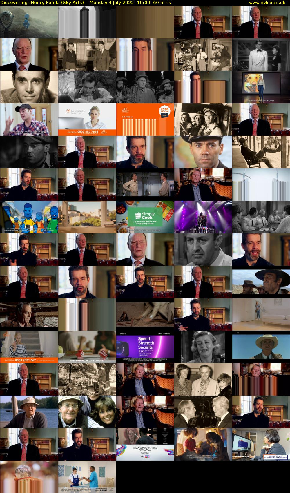 Discovering: Henry Fonda (Sky Arts) Monday 4 July 2022 10:00 - 11:00