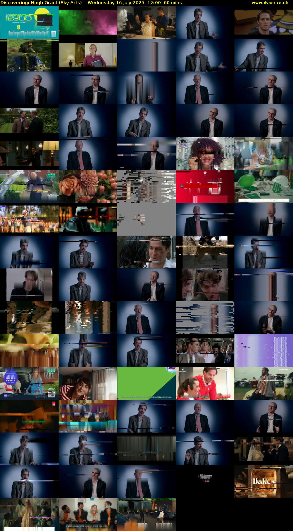 Discovering: Hugh Grant (Sky Arts) Wednesday 16 July 2025 12:00 - 13:00