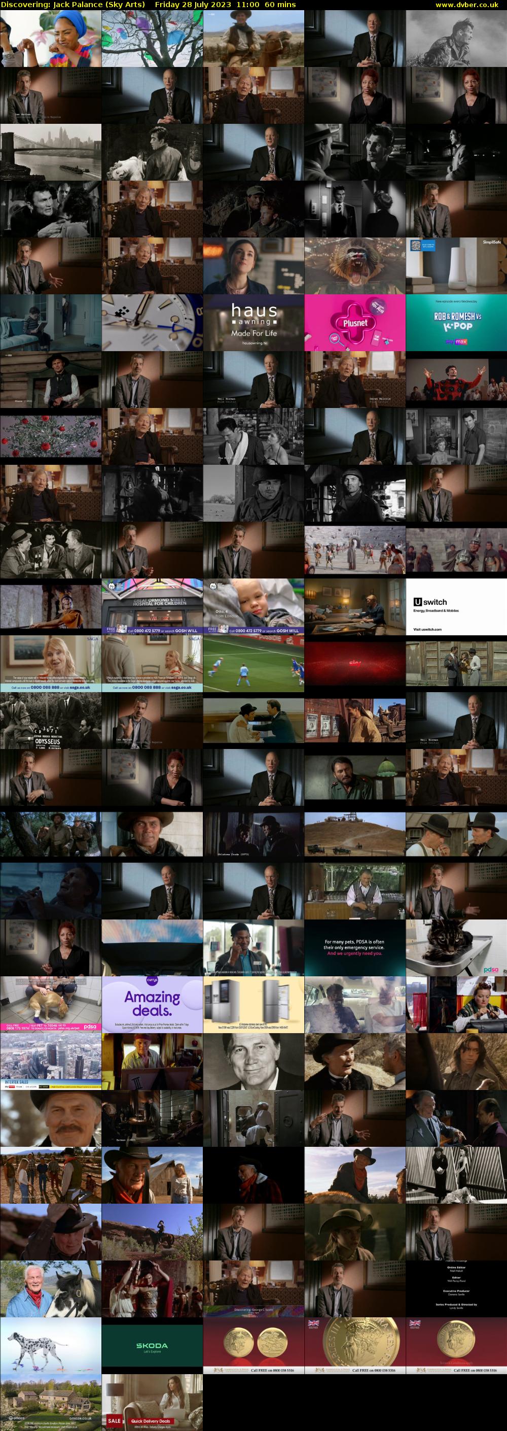 Discovering: Jack Palance (Sky Arts) Friday 28 July 2023 11:00 - 12:00