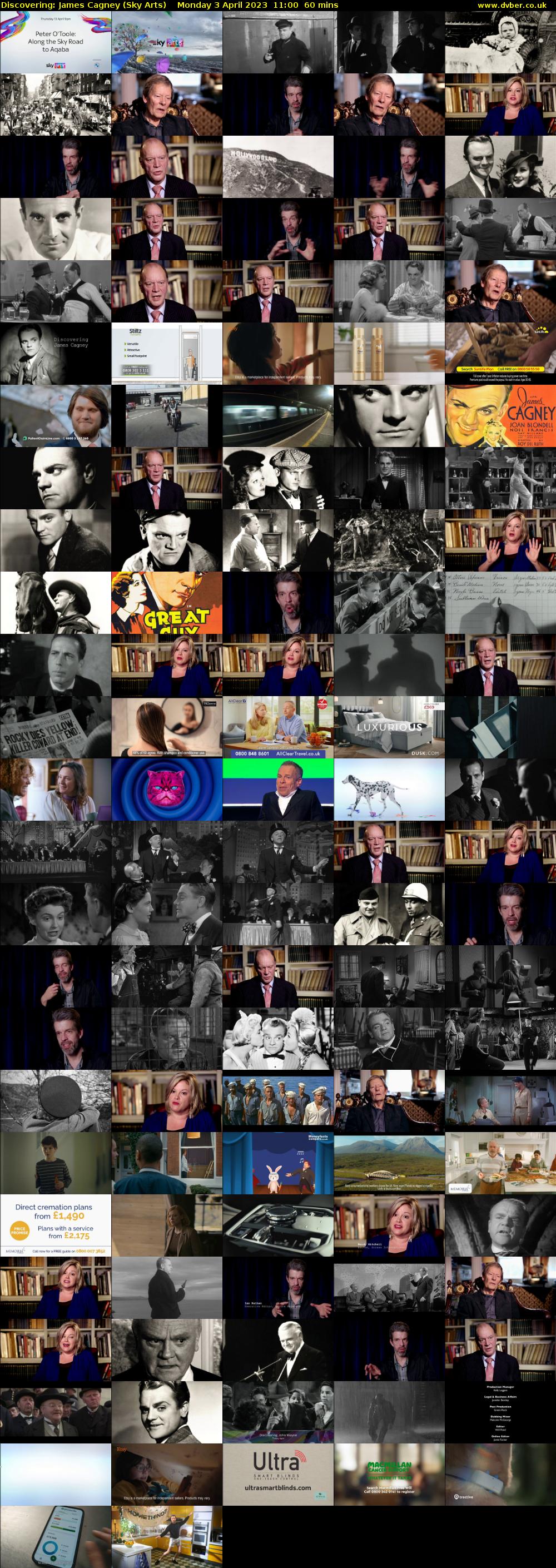 Discovering: James Cagney (Sky Arts) Monday 3 April 2023 11:00 - 12:00