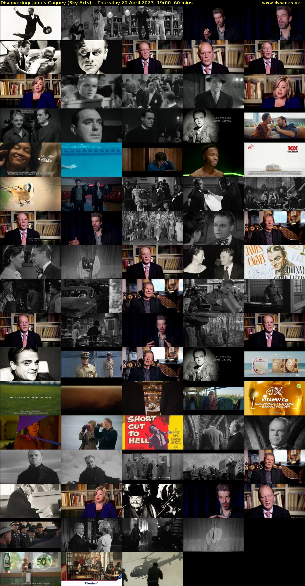 Discovering: James Cagney (Sky Arts) Thursday 20 April 2023 19:00 - 20:00
