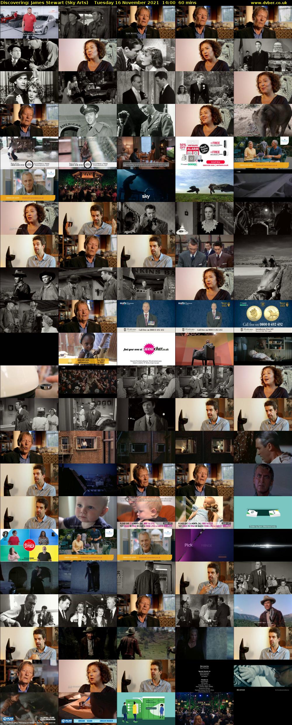Discovering: James Stewart (Sky Arts) Tuesday 16 November 2021 14:00 - 15:00