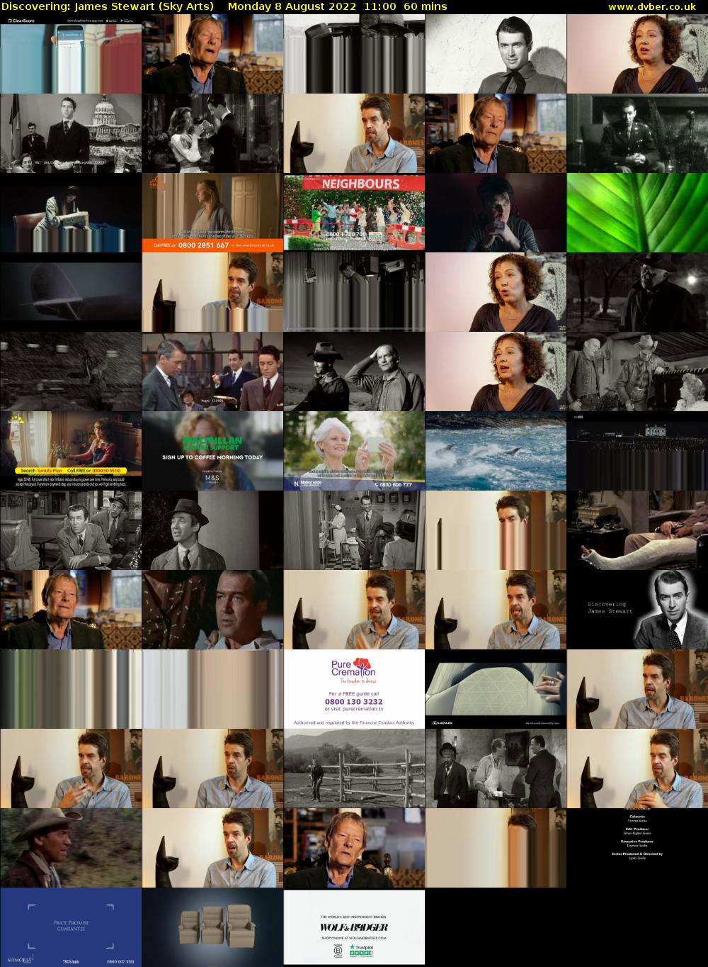 Discovering: James Stewart (Sky Arts) Monday 8 August 2022 11:00 - 12:00