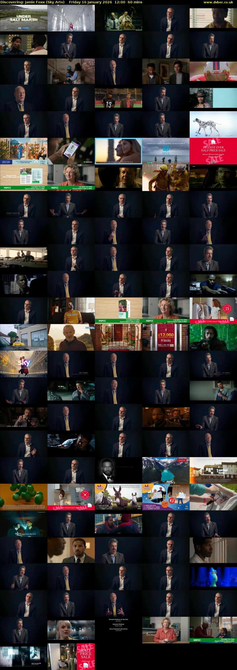 Discovering: Jamie Foxx (Sky Arts) Friday 16 January 2026 12:00 - 13:00