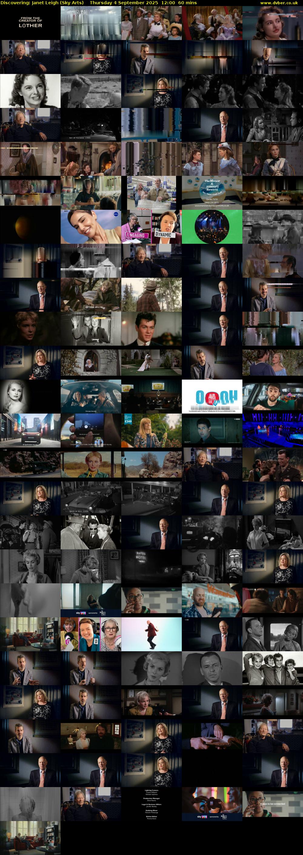 Discovering: Janet Leigh (Sky Arts) Thursday 4 September 2025 12:00 - 13:00