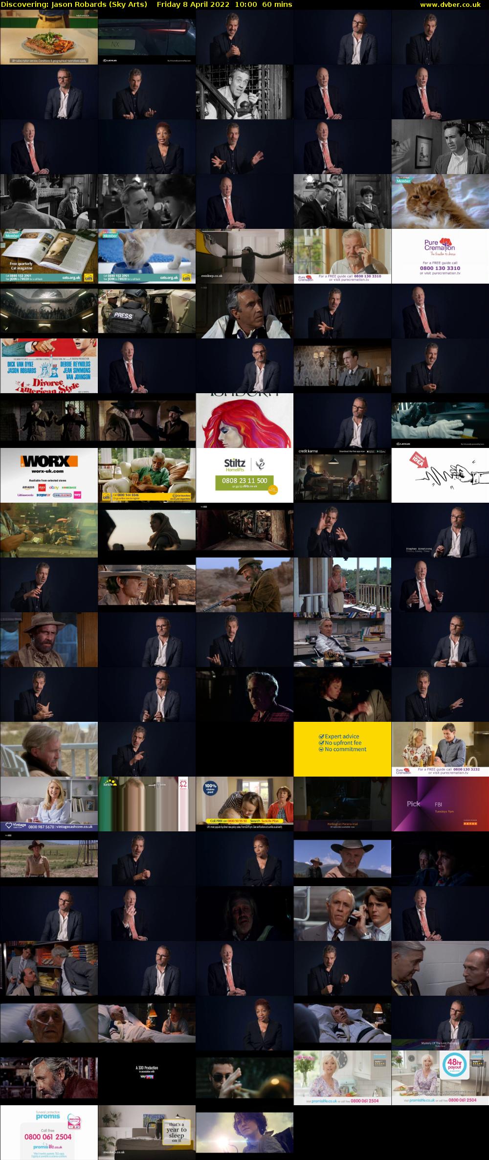 Discovering: Jason Robards (Sky Arts) Friday 8 April 2022 10:00 - 11:00