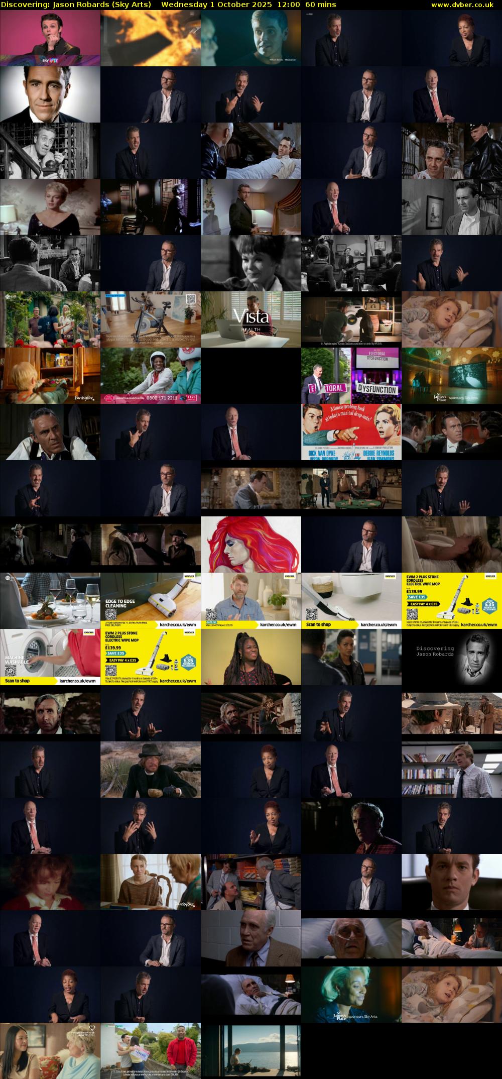 Discovering: Jason Robards (Sky Arts) Wednesday 1 October 2025 12:00 - 13:00