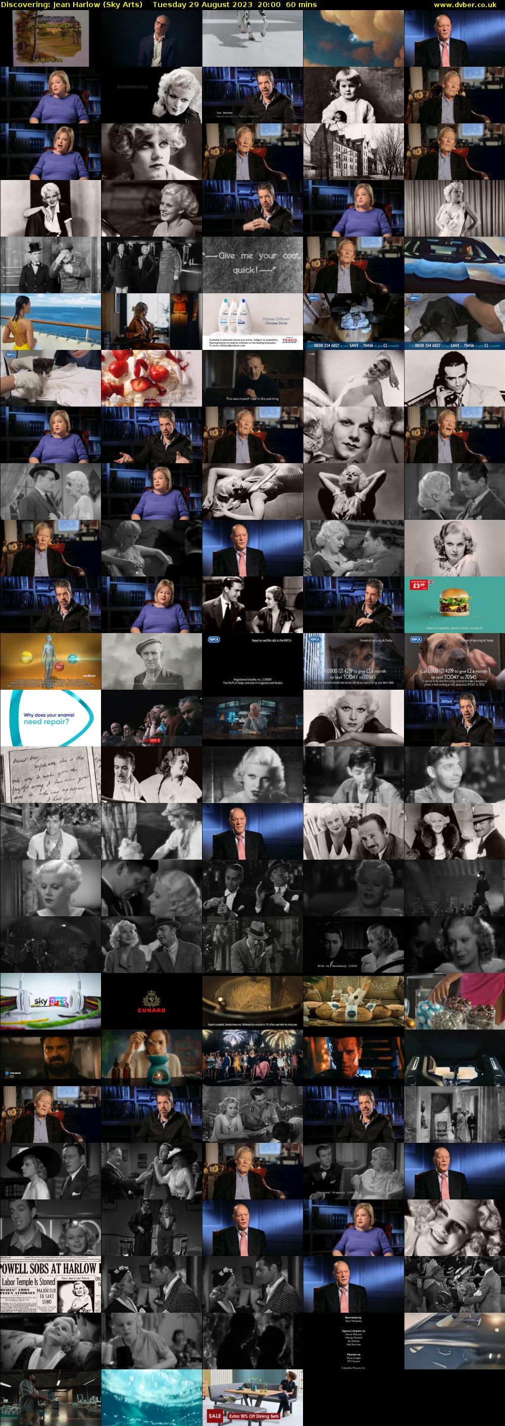 Discovering: Jean Harlow (Sky Arts) Tuesday 29 August 2023 20:00 - 21:00