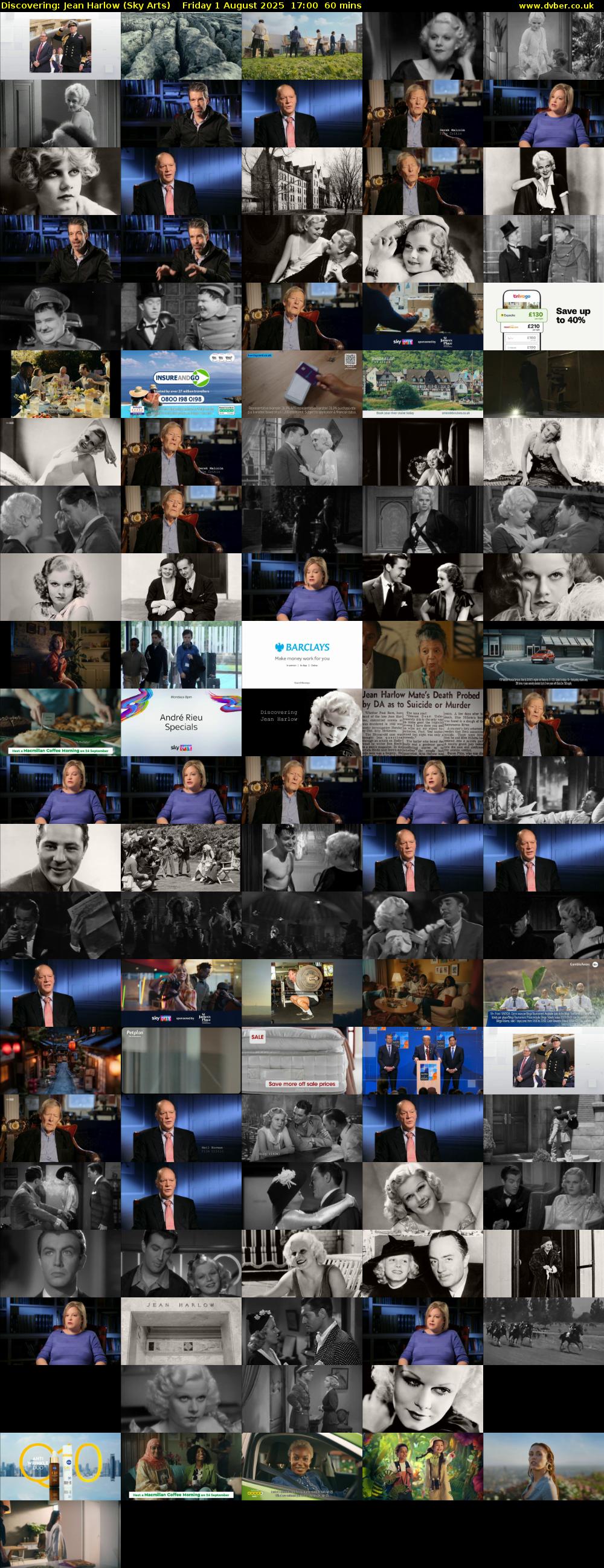 Discovering: Jean Harlow (Sky Arts) Friday 1 August 2025 17:00 - 18:00