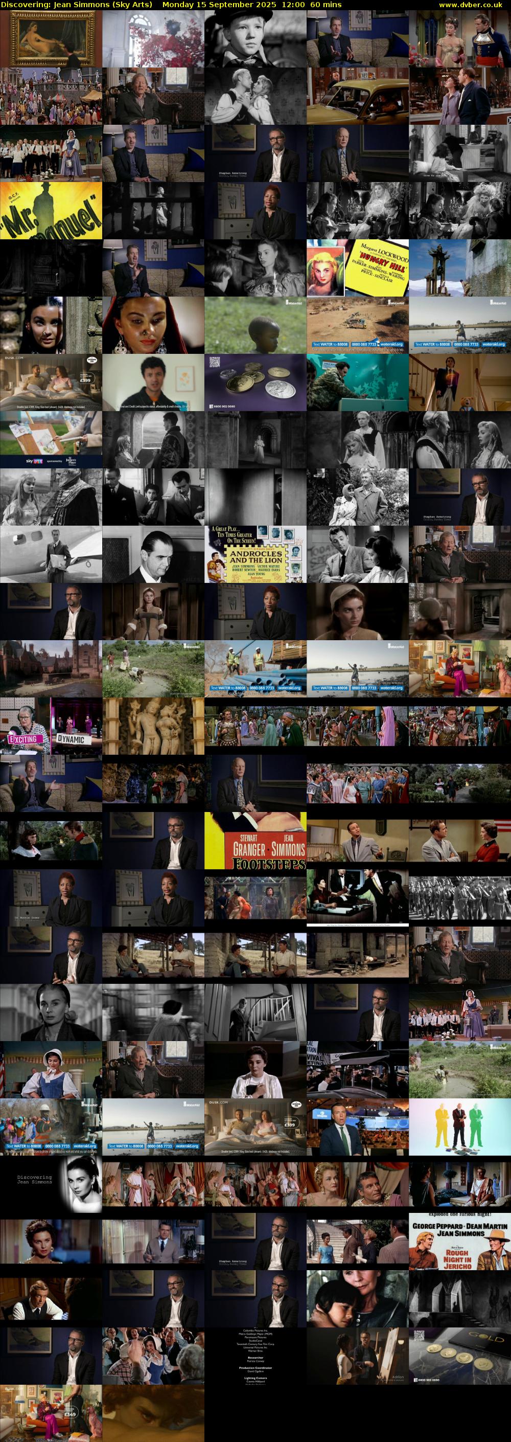 Discovering: Jean Simmons (Sky Arts) Monday 15 September 2025 12:00 - 13:00