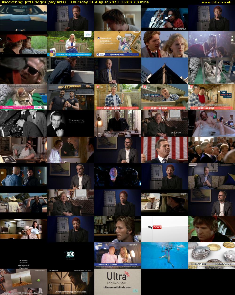 Discovering: Jeff Bridges (Sky Arts) Thursday 31 August 2023 16:00 - 17:00