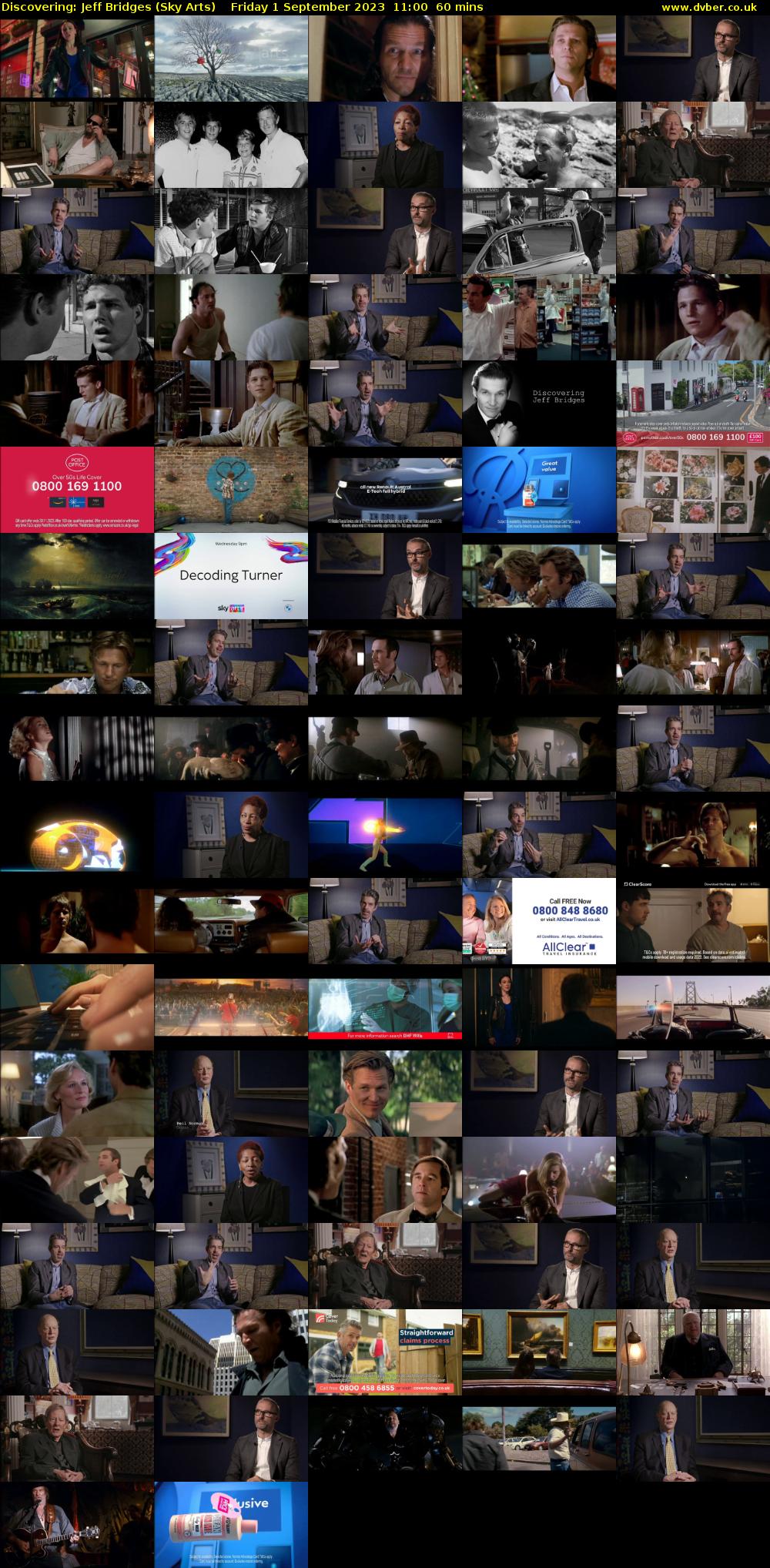 Discovering: Jeff Bridges (Sky Arts) Friday 1 September 2023 11:00 - 12:00