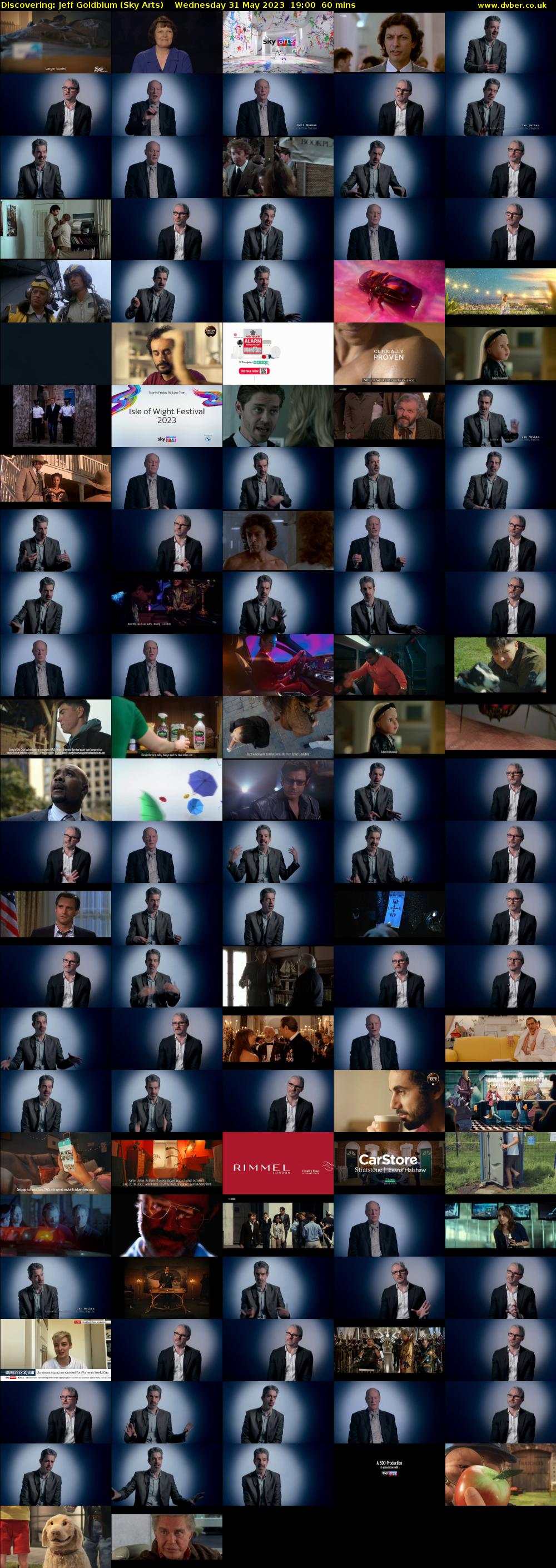 Discovering: Jeff Goldblum (Sky Arts) Wednesday 31 May 2023 19:00 - 20:00