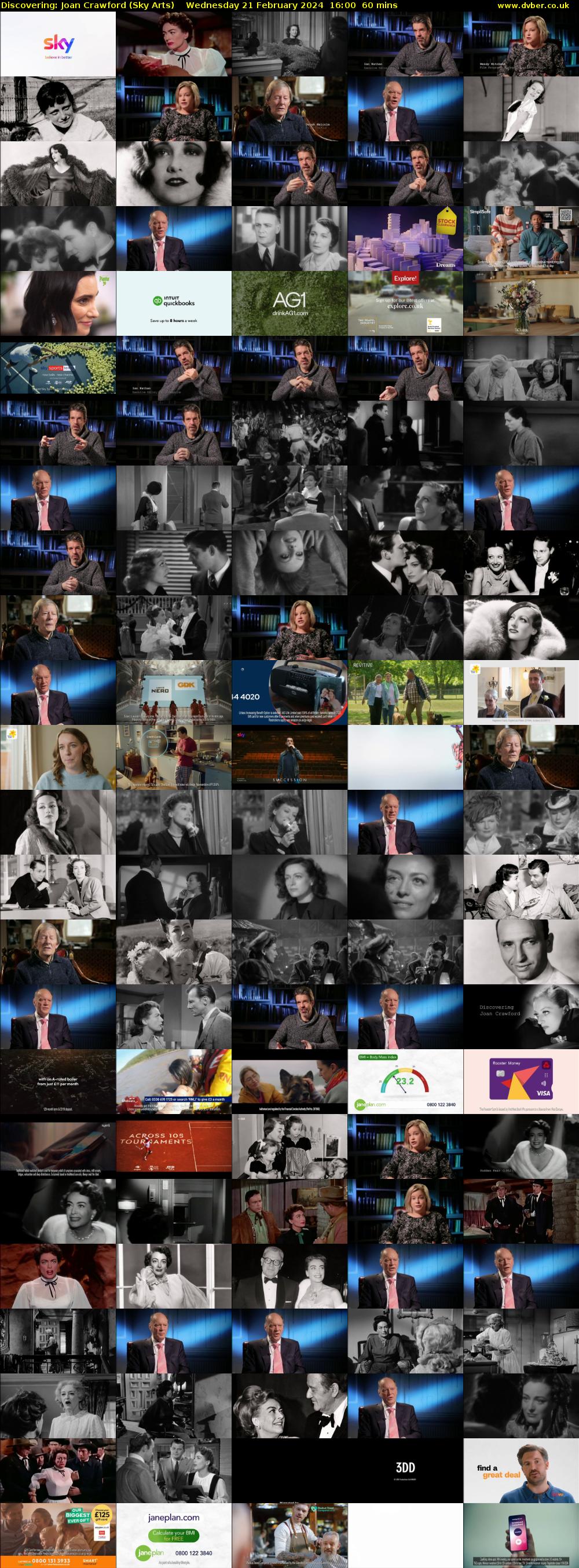 Discovering: Joan Crawford (Sky Arts) Wednesday 21 February 2024 16:00 - 17:00