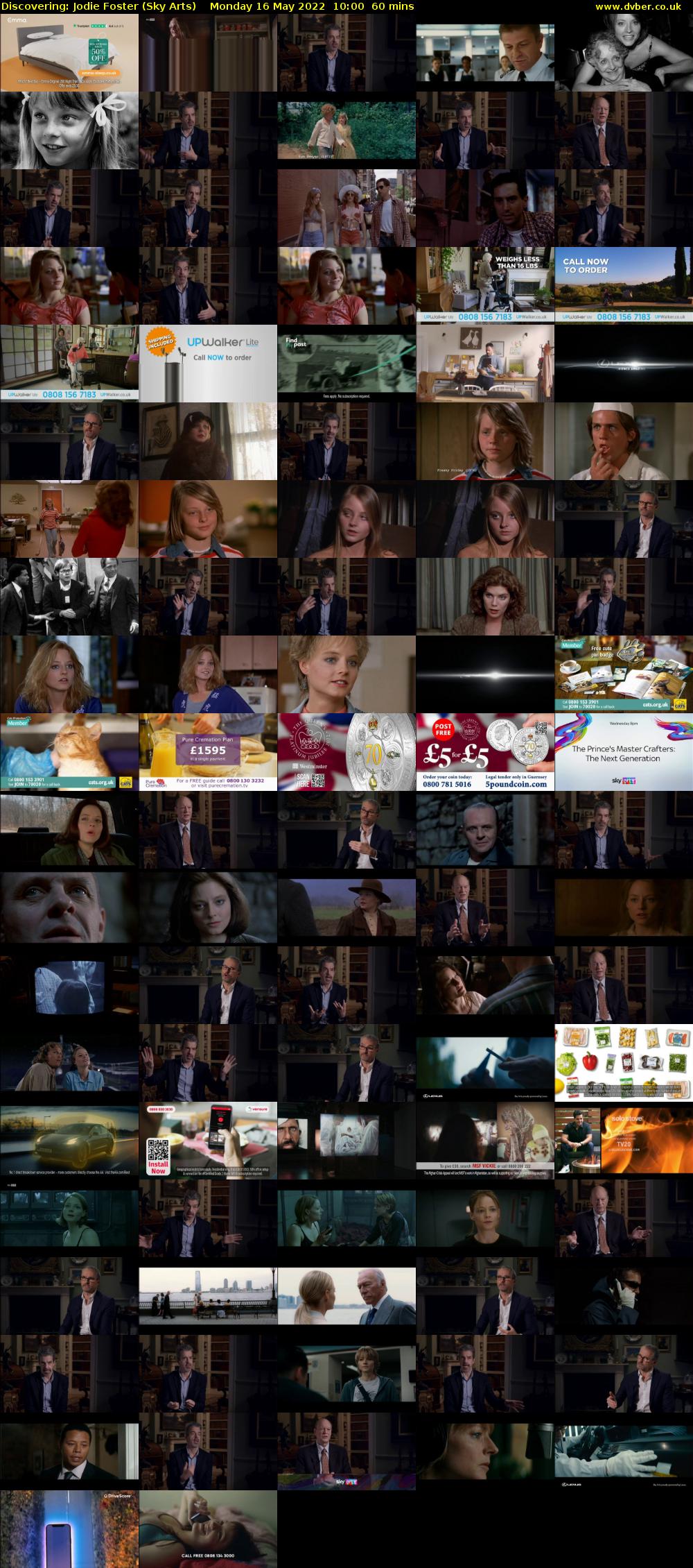 Discovering: Jodie Foster (Sky Arts) Monday 16 May 2022 10:00 - 11:00