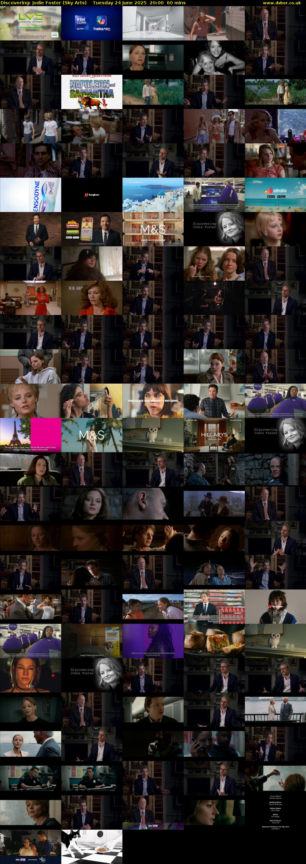 Discovering: Jodie Foster (Sky Arts) Tuesday 24 June 2025 20:00 - 21:00