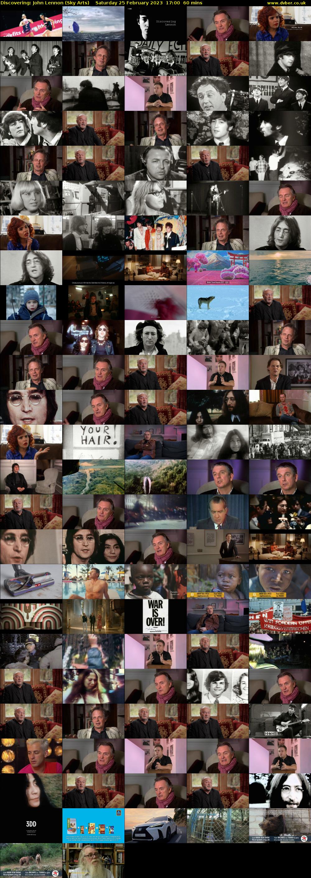 Discovering: John Lennon (Sky Arts) Saturday 25 February 2023 17:00 - 18:00