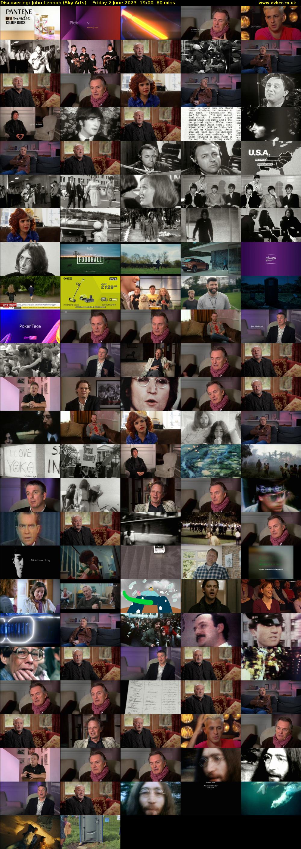 Discovering: John Lennon (Sky Arts) Friday 2 June 2023 19:00 - 20:00