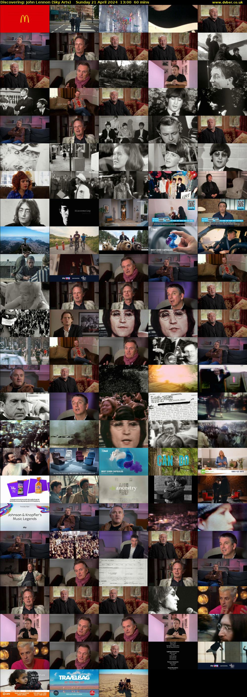 Discovering: John Lennon (Sky Arts) Sunday 21 April 2024 13:00 - 14:00