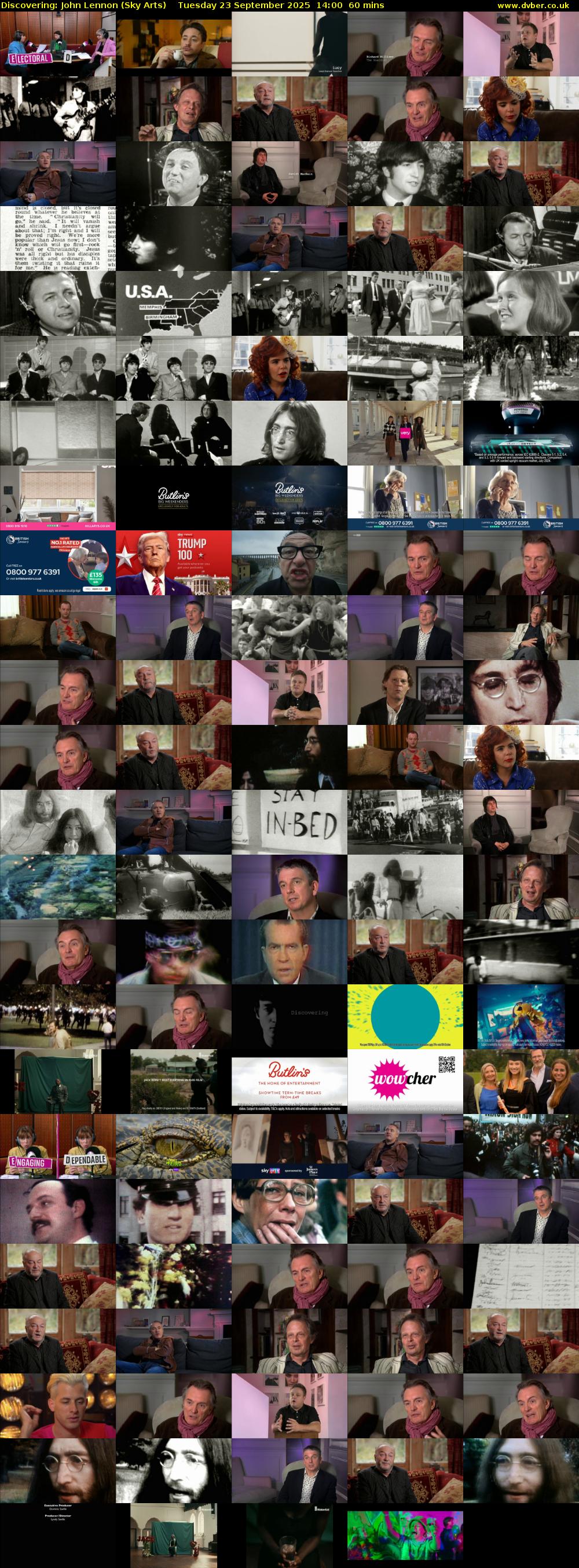 Discovering: John Lennon (Sky Arts) Tuesday 23 September 2025 14:00 - 15:00