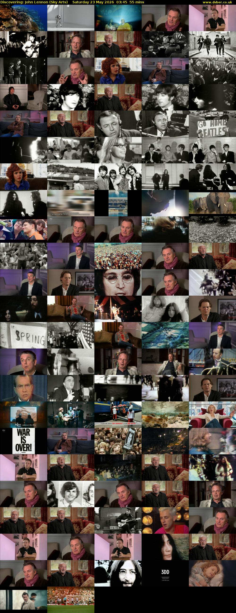 Discovering: John Lennon (Sky Arts) Saturday 23 May 2026 03:45 - 04:40