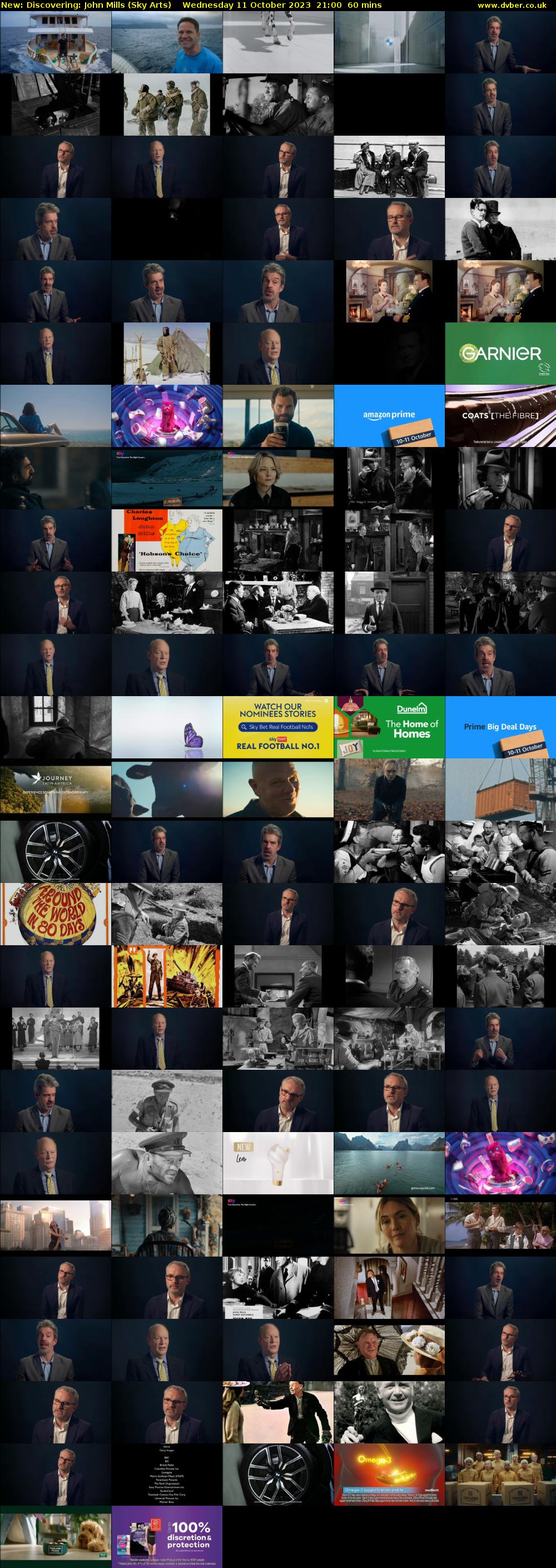 Discovering: John Mills (Sky Arts) Wednesday 11 October 2023 21:00 - 22:00