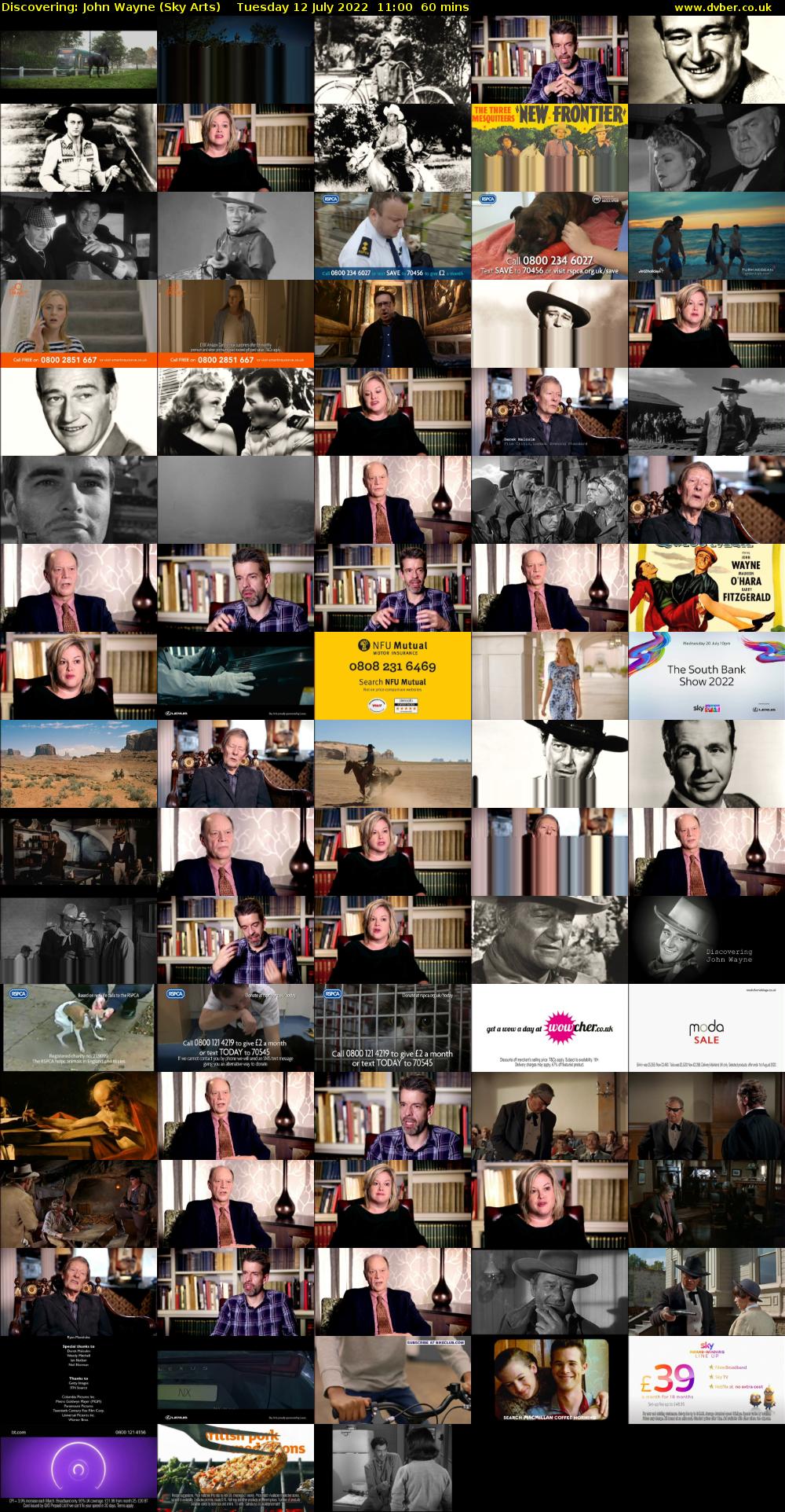 Discovering: John Wayne (Sky Arts) Tuesday 12 July 2022 11:00 - 12:00